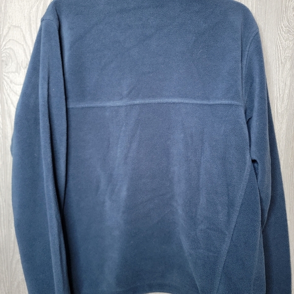 Men's Columbia Blue Fleece Jacket - Picture 10 of 11